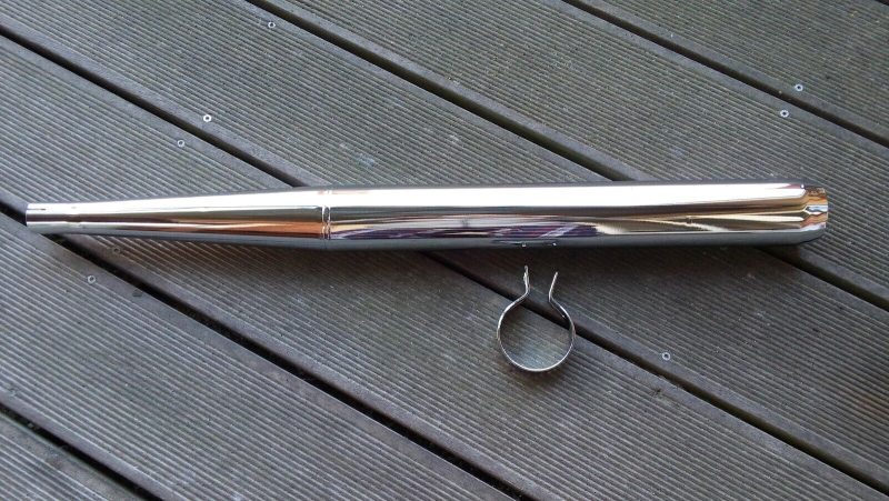 Zuendapp AuspuffSchalldaempferEndtopf ZD 20 30 40MopedMokickchrom NEU 254407259508