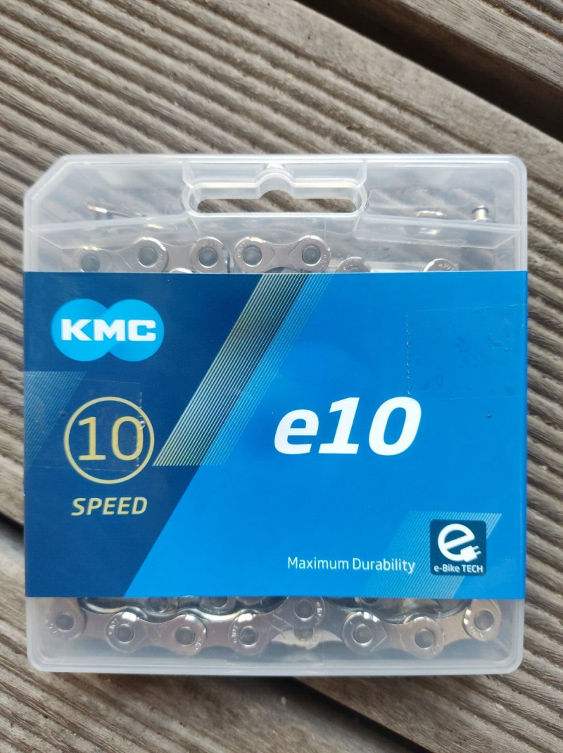 KMC e10 E Bike Kette 10 fach 122 Glieder speziell fuer E Bikes alle Systeme 267006508028 2