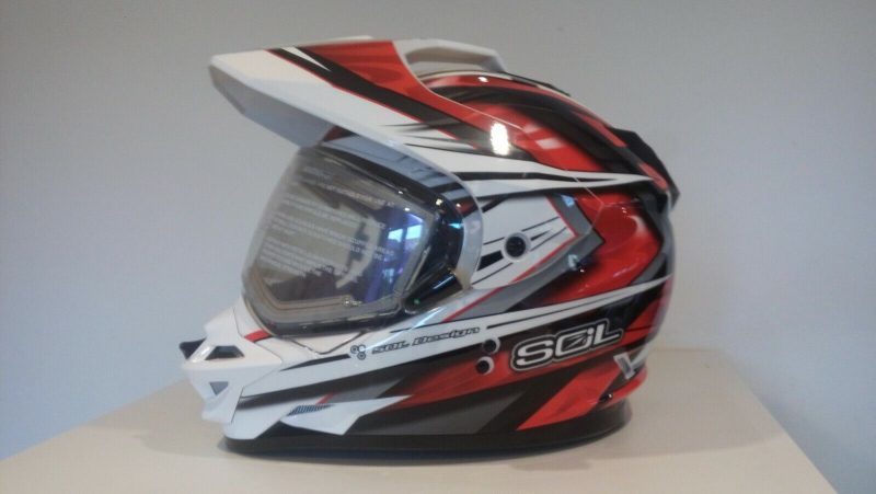 Helm SOL SS 1 Heizvisier heizbares Visier DOT geprueft Gr XL 61 62 265489426329