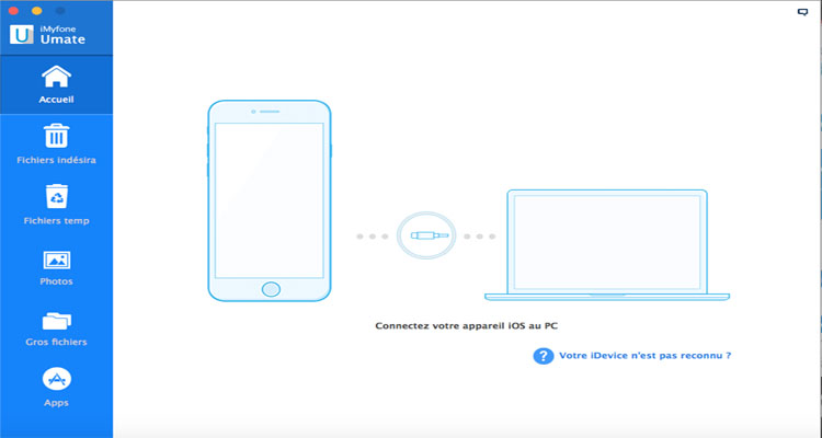 logiciel gestion stockage iOS imyphone