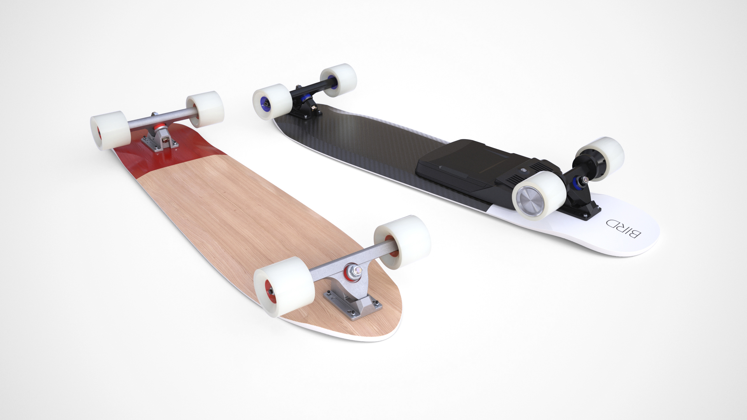 skate électrique français bird projet kickstarter