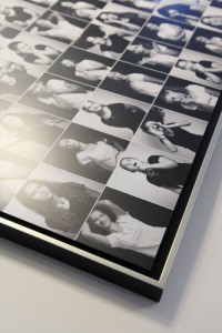 plexiglasfoto met een baklijst