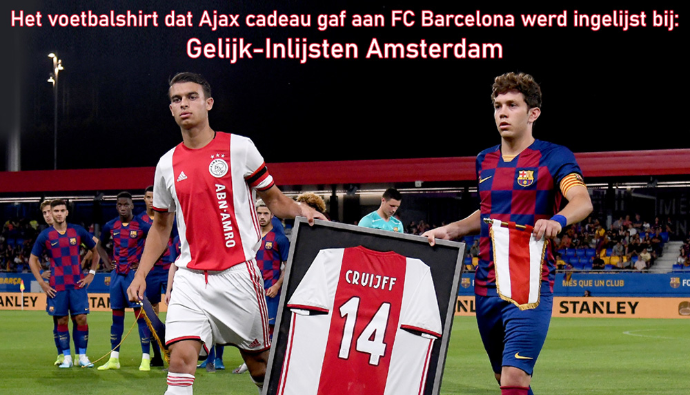 Professional voetbalshirts inlijsten