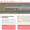 Actualité genealogie Janvier 2019 - Paris met en ligne des registres de cimetières, des hypothèques et des successions