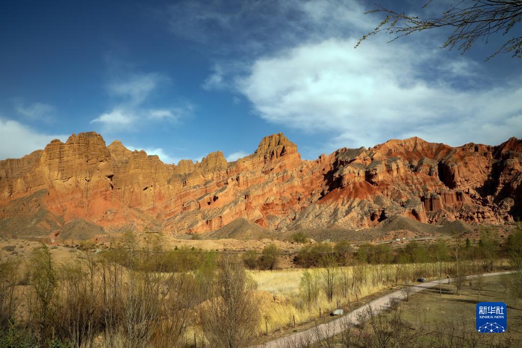 Geologie van de rondleiding door het Qinghai meer