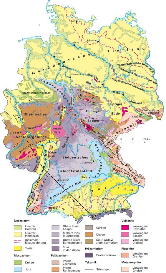 Geologie der Deutschland-Tour