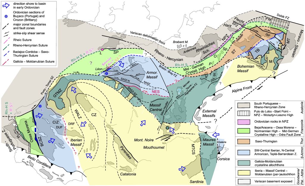 Geologie der Vuelta