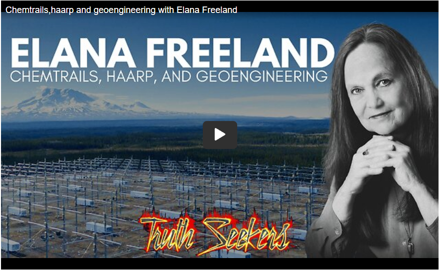 Chemtrails,haarp og geoengineering med Elana Freeland Geoengineering