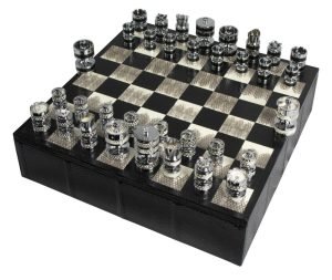 Luxury Chess set | Watersnake Chess Set | Geoffrey Parker Chess Set
