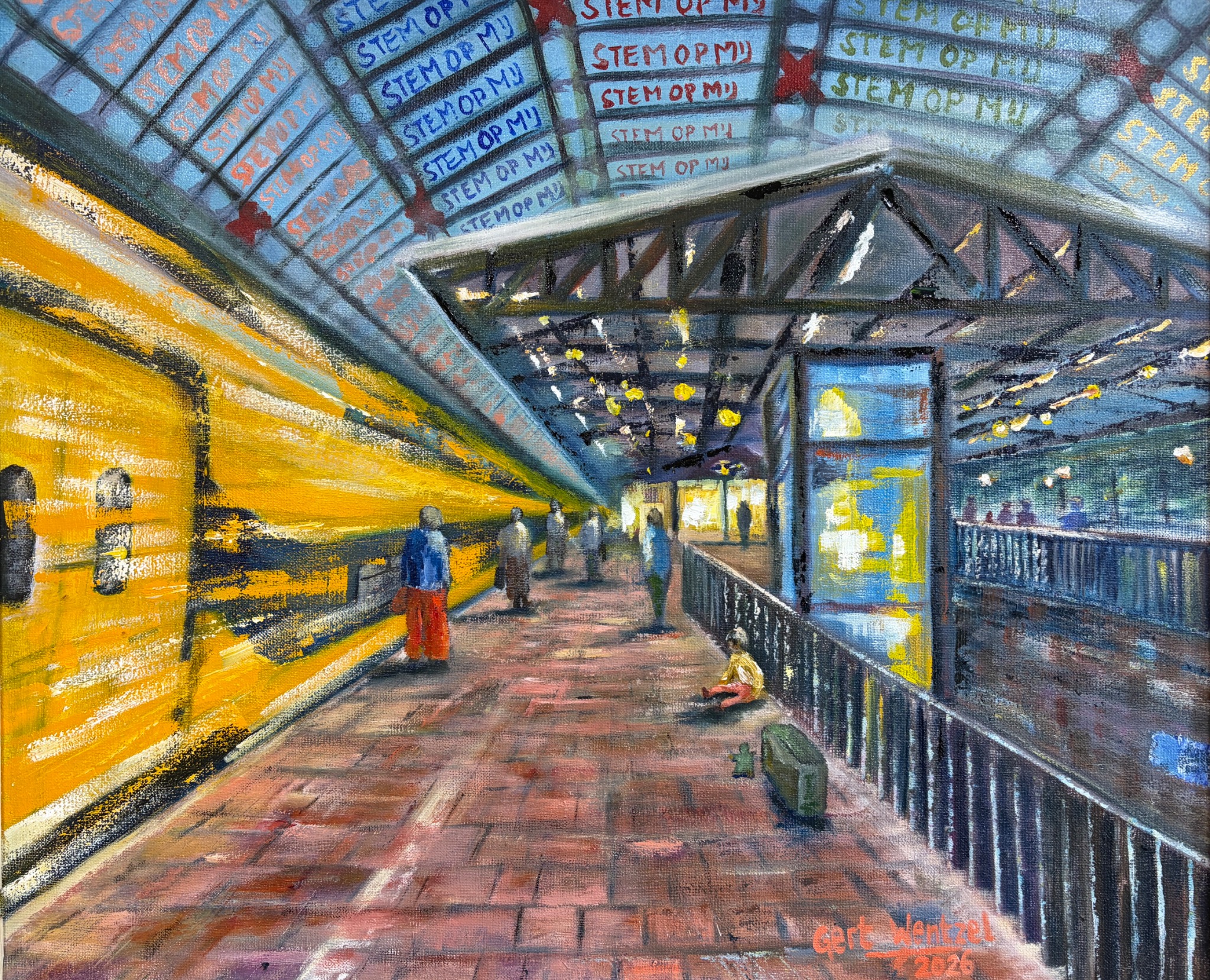 Kleur Bekennen - KunstHalte NS Station Nunspeet - maart-april 2026