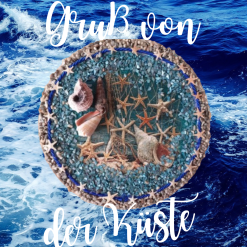 Maritime Kunstkopien im Bilderrahmen