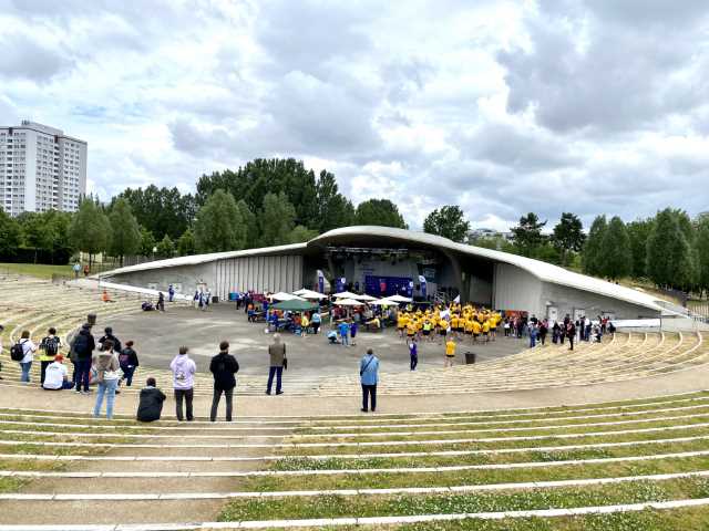 Fackellauf Arena