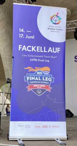 Fackellauf Banner