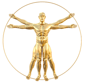 Goldener Vitruvian