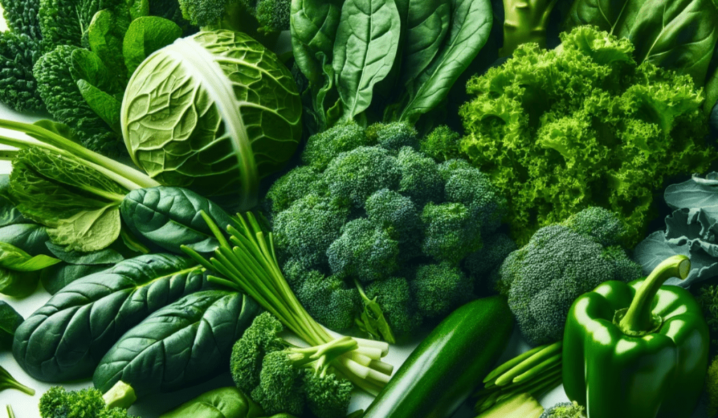 Gemüse mit viel Chlorophyll