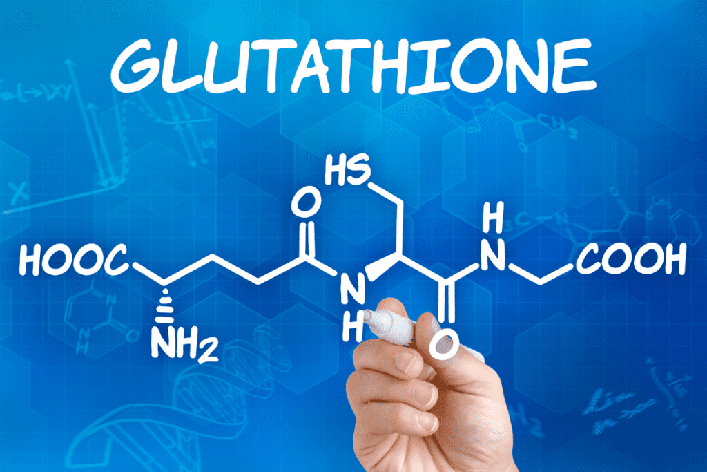 Chemische Formel von Glutathion
