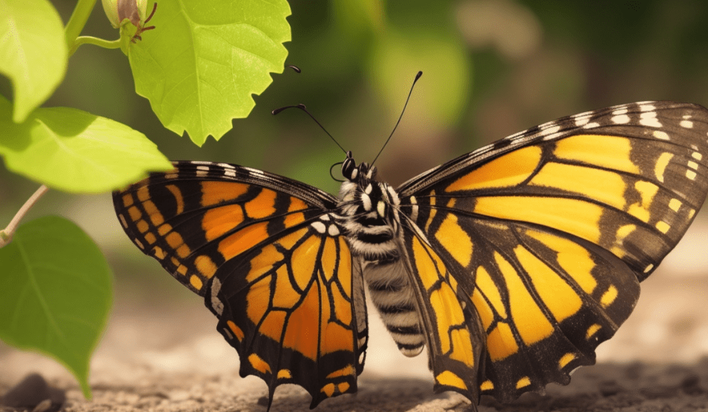Selbstvertrauen stärken: Aus einer Raupe entwickelt sich ein wunderschöner Schmetterling