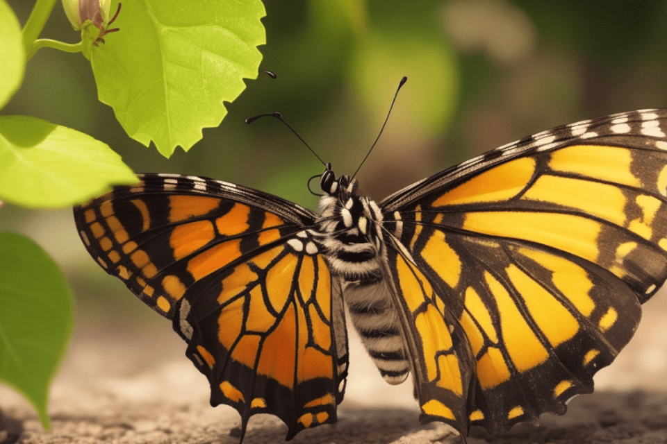 Selbstvertrauen stärken: Aus einer Raupe entwickelt sich ein wunderschöner Schmetterling