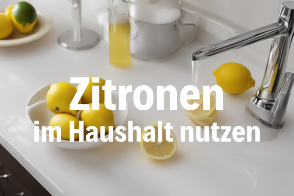 Zitronen im Haushalt nutzen