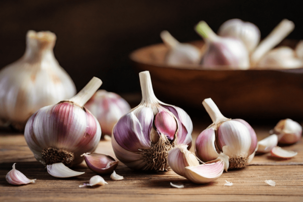 Gemüse aus Resten ziehen: Frischer Knoblauch