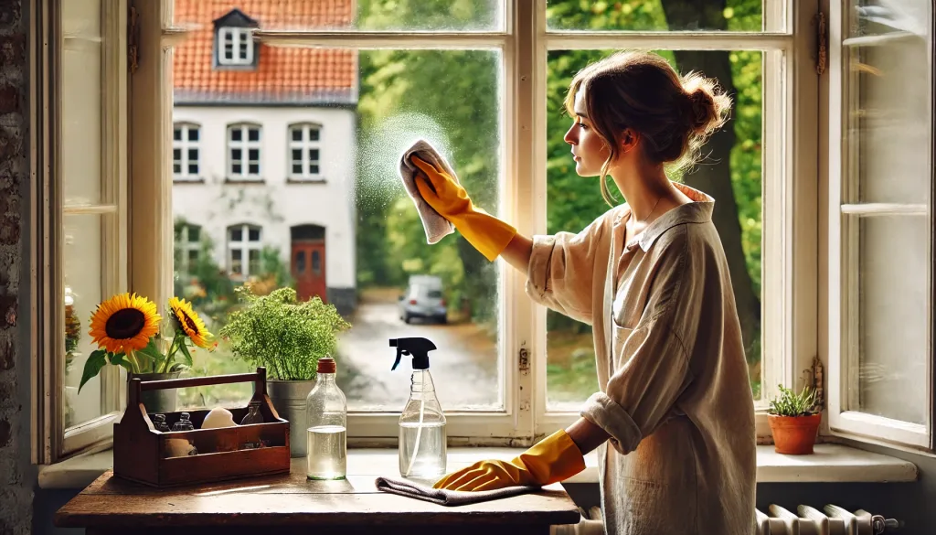 Zitronensäure im Haushalt: DIY Fensaterspray