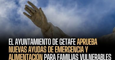 El Ayuntamiento de Getafe aprueba nuevas ayudas de emergencia y alimentación para familias vulnerables