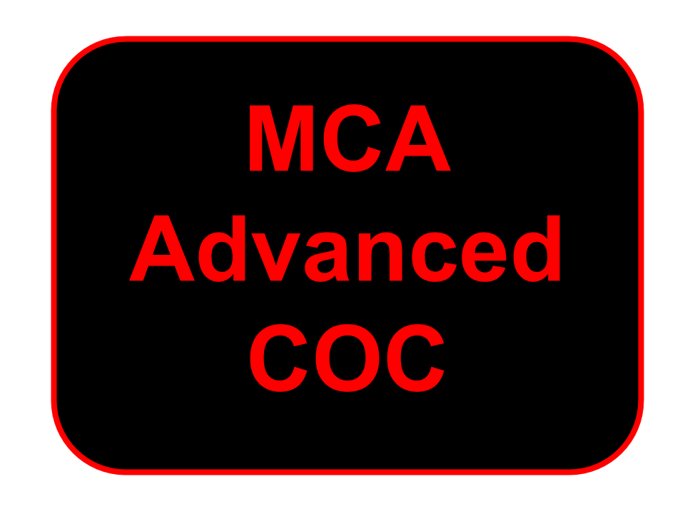 Advanced certificate of competence