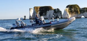 Powerboat training in Poole Harbour Dorset