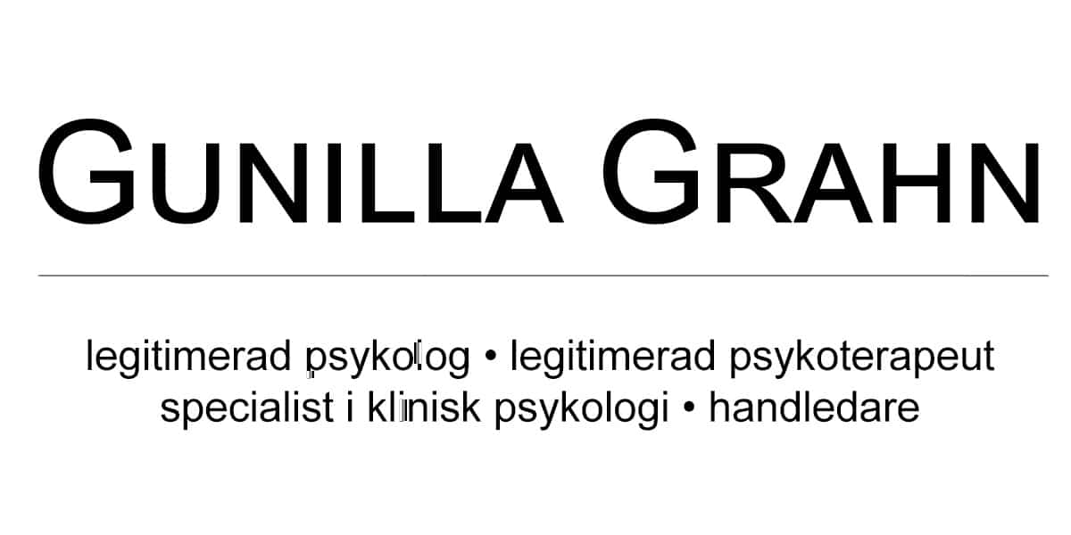Gunilla Grahn psykoterapi och handledning – Psykologmottagning i centrala Göteborg
