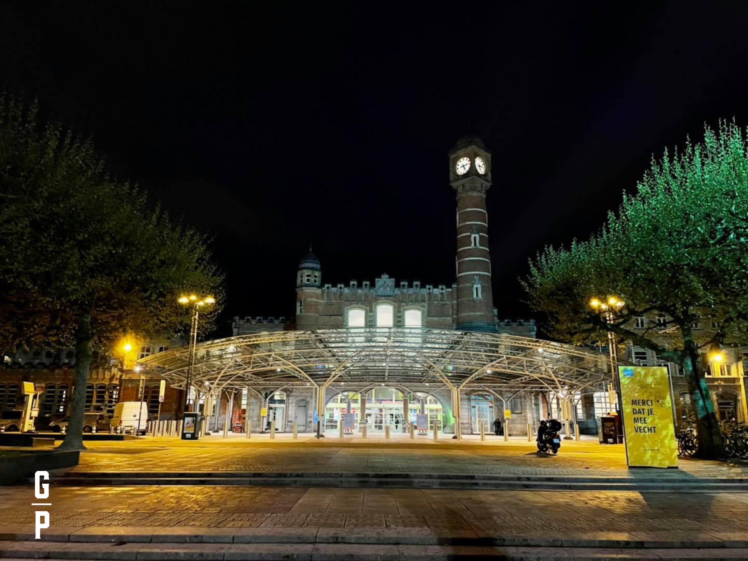 Rainy morning at Sint-Pietersstation. 05/05/2021 - 5u15