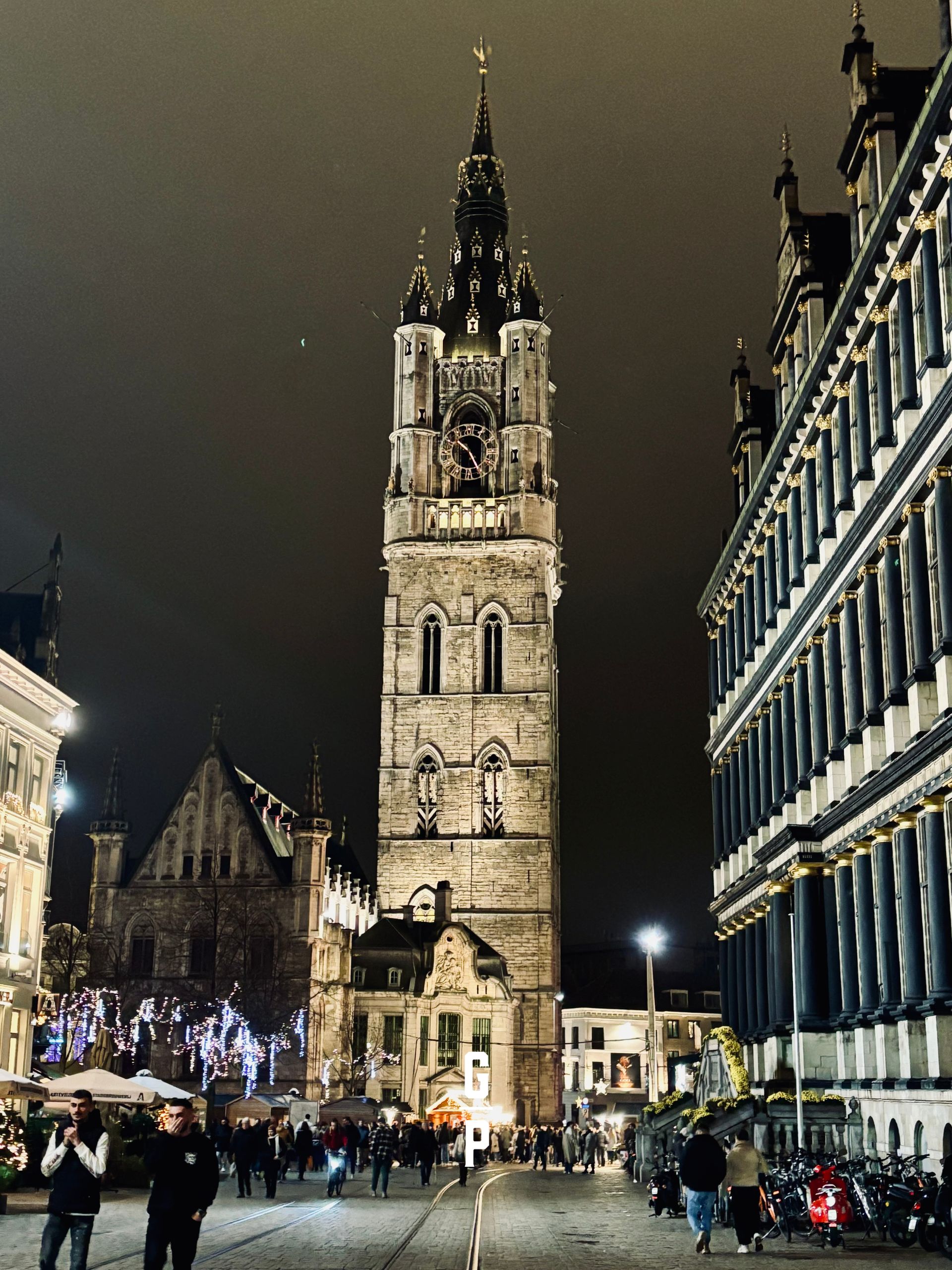 Belfry of Ghent. 16/12/2023 - 22u26