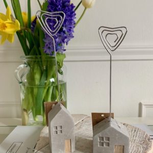 Cement House Shaped Photo Clip