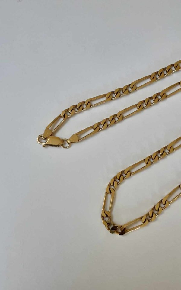 9ct Gold Figaro Neckchain - Image 3