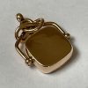 Antique 9ct Gold Swivel watch Fob - Image 3