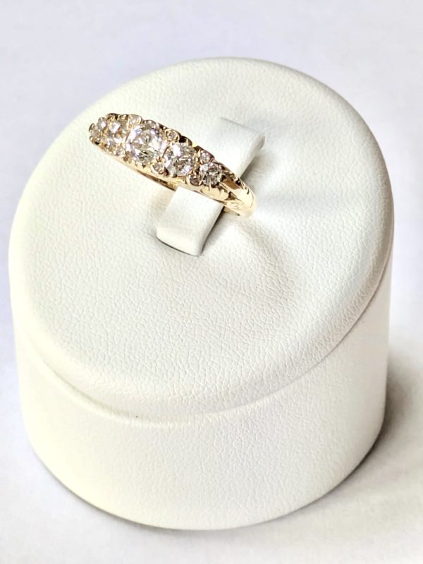 18ct Gold Diamond Five Stone Ring