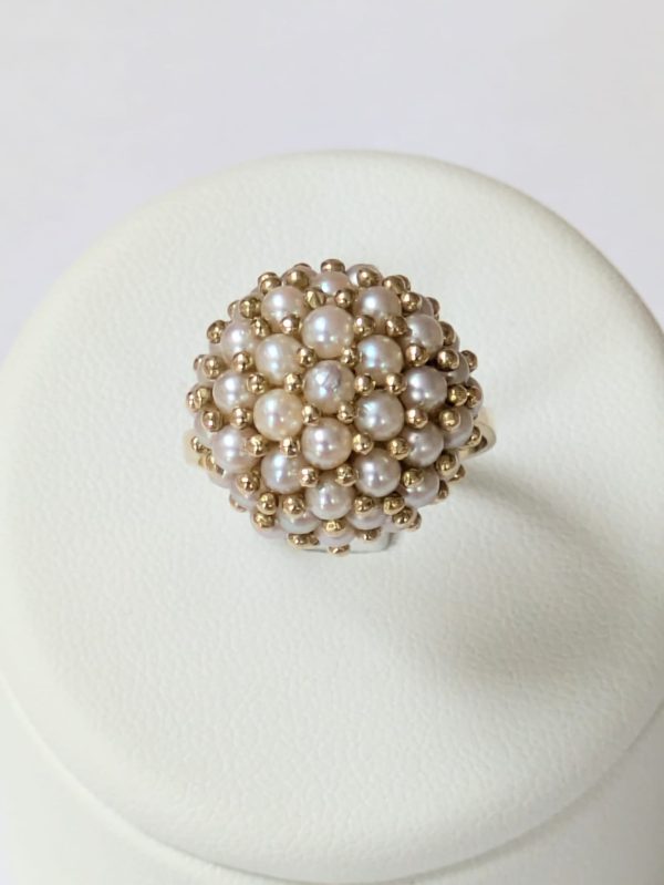 18ct Pearl set Dress Ring - Image 3