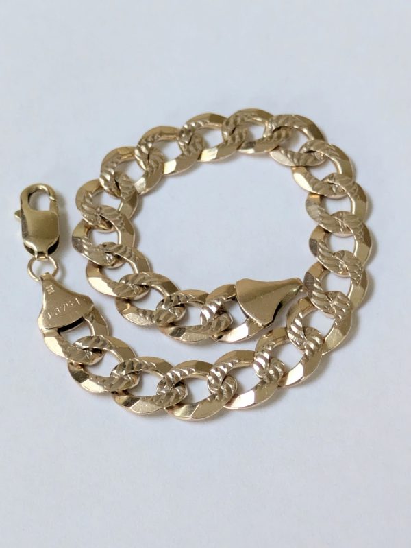 9ct Gold Curb Bracelet