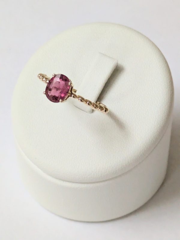 9ct Gold Rubellite Ring