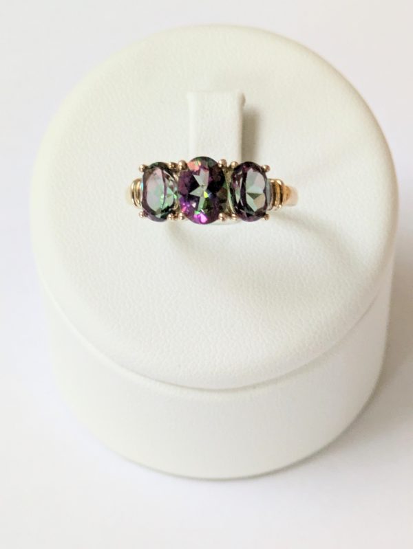 9ct Gold Mystic Topaz Ring - Image 2