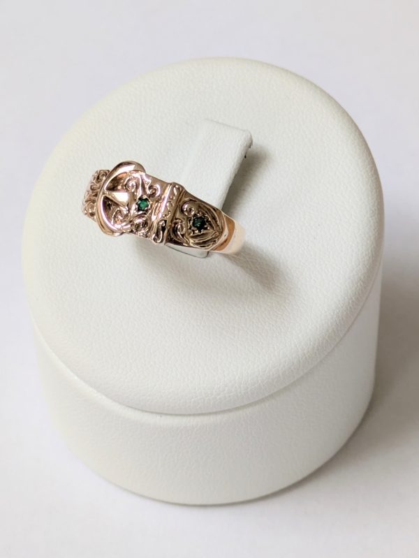 9ct Gold Buckle Ring