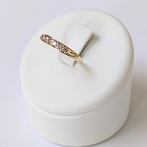 9ct Gold Diamond Half Eternity Ring