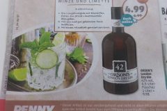 orsons Gin im Penny Markt Branntweinsteuer