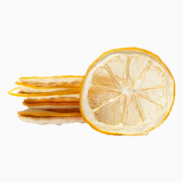 Tørret citronskiver