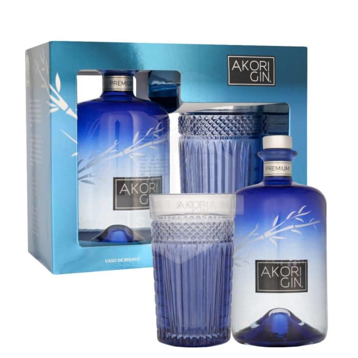 Akori Premium + Glas - 42% - 70cl - Belgisk Gin