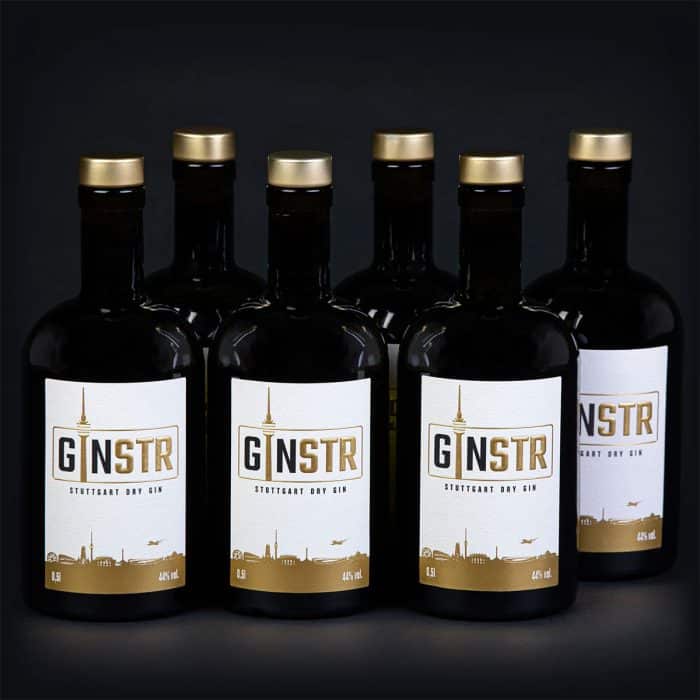 GINSTR - Stuttgart Dry Gin (6 x 500 ml)