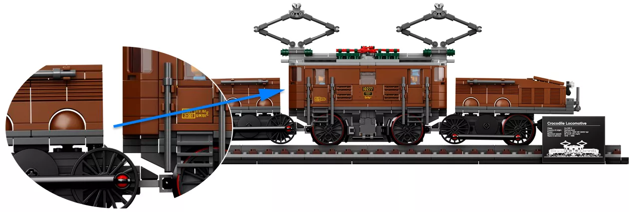 LEGO Crocodile Locomotive (10277)
