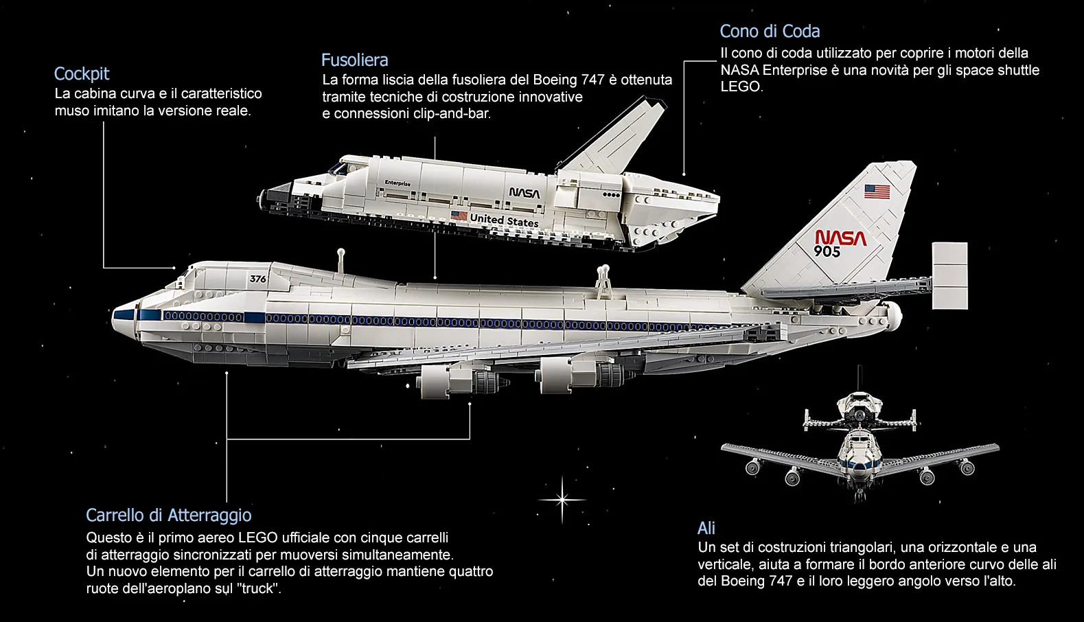 LEGO Boeing e Space Shuttle NASA (10360)