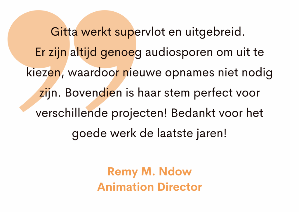 Review klant Vlaamse voice-over