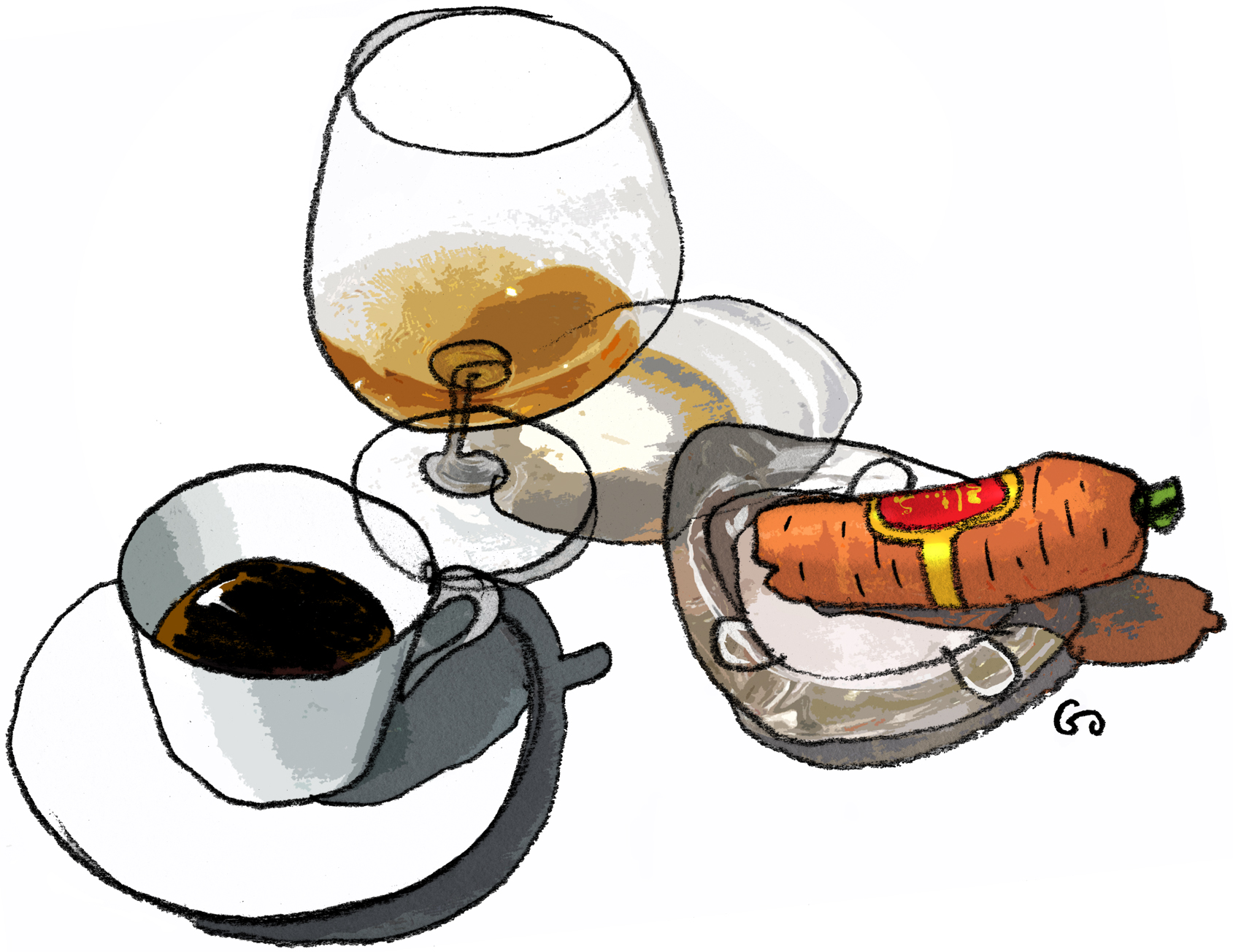 Coffee, Brandy and Cigar