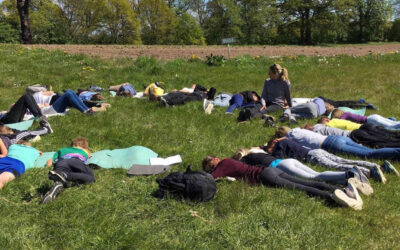 Meditate with a group of kids